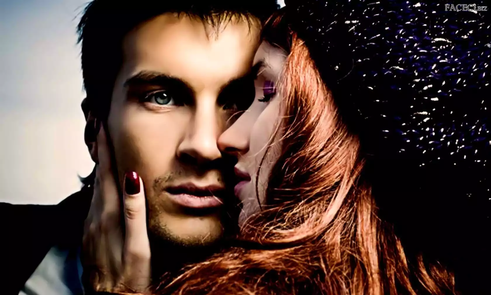 Mężyczna, Miłość, Kobieta, Pocałunek